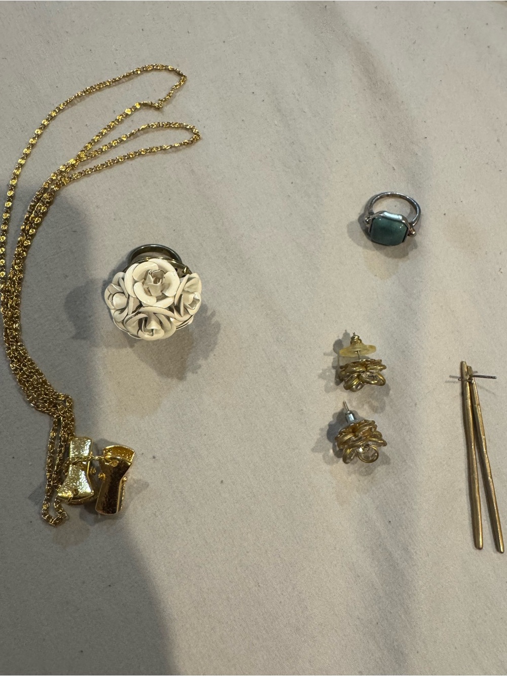 Costume jewelry.